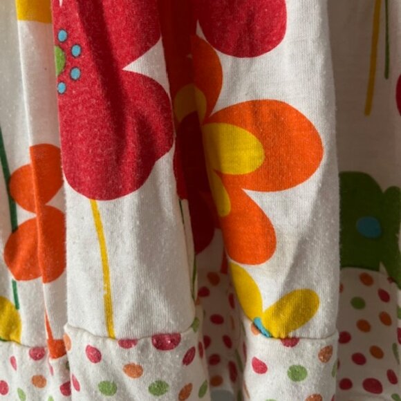 100% Cotton ~ Floral Ruffle Top - Picture 3 of 7